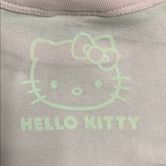 Hello Kitty Light Pink Long Sleeve Onesie - Picture 6 of 7